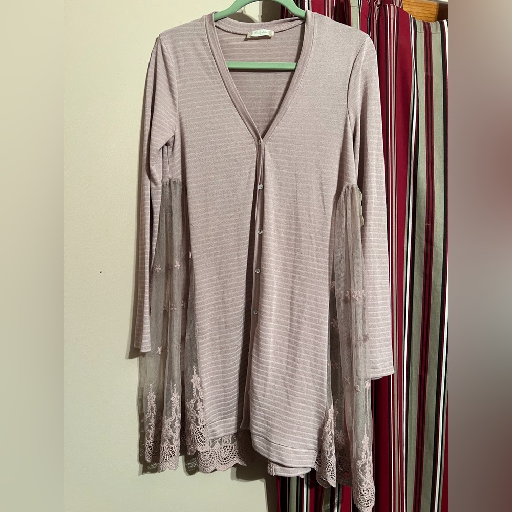 NWT Altar’d State tunic length Cardigan Small